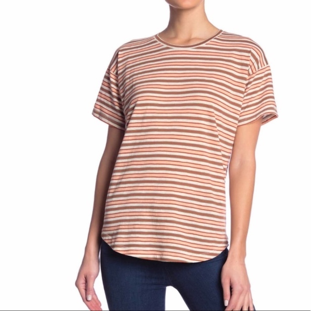 Madewell Whisper Crew Neck T-shirt Muted Shell